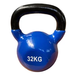 CONTES 32Kg vinyl kettlebell 03734 blue