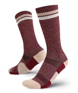 Everyday Merino Crew Socks Brick